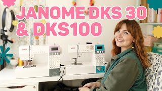 Janome DKS30 Sewing Machine Unboxing, Set up, & Comparison to the DKS100