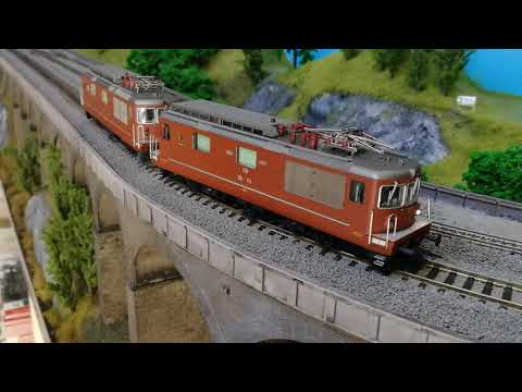 Doppia Trazione ESU DCC Sound Rivarossi HR2100D re 4/4 BLS & BN