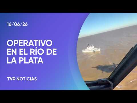Operativo en el Río de la Plata: buscan una embarcación que desapareció con cinco personas a bordo