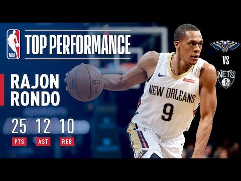 Rajon Rondo Notches His Second Triple Double Of The Season!
