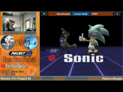 ESS Weekly #53: ESS | Shockbound (Sonic) Vs ESS | TM87 (Lucario) - Losers Quarters - Project M