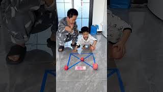 Dad & son game time; Smart kiddo#CuteTot#Adorable#FunLilMunchkin#BrightChild#Sweetie