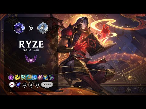 Ryze Mid vs Galio - KR Master Patch 13.1