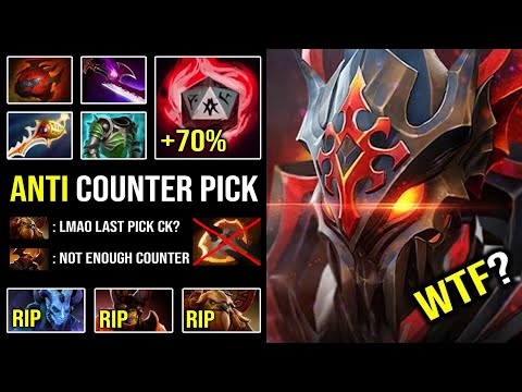 EVEN His Hardest Counter Can't Hurt this Chaos Knight +70% Crit Lifesteal Insane Hit Like Truck DotA