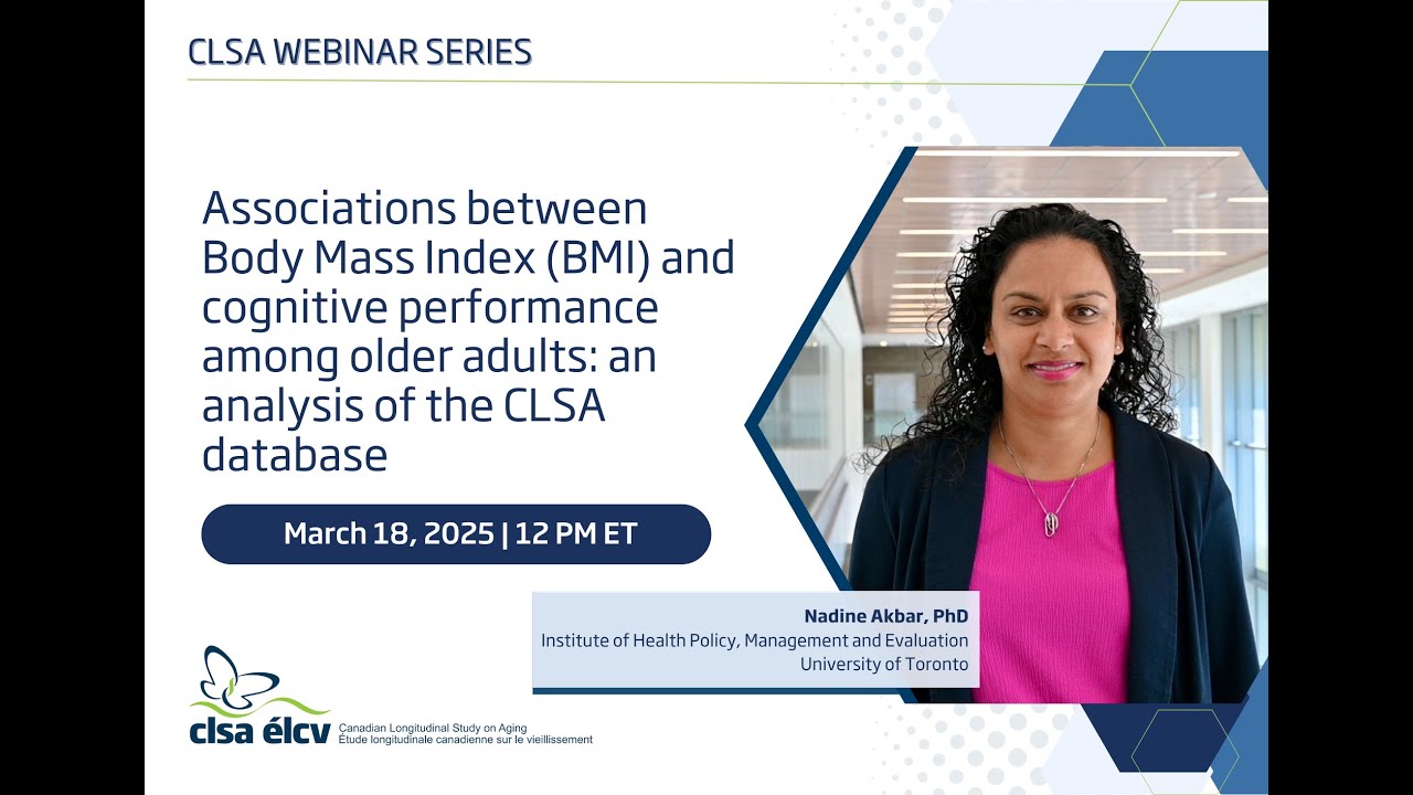 Associations between Body Mass Index (BMI) and cognitive performance among older adults