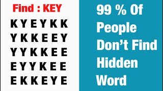 Find the Hidden Word on Screen “ KEY “