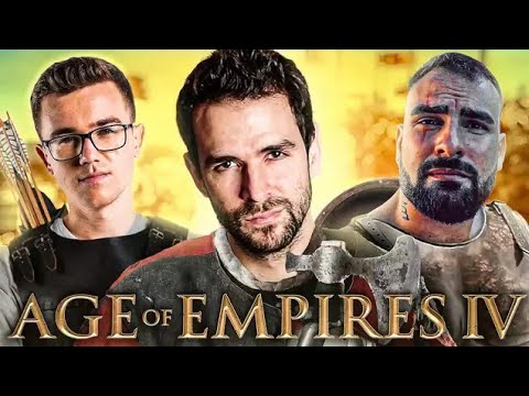 🔥UNE BATAILLE EPIC avec GOB ET SIXEN sur AGE OF EMPIRE 4
