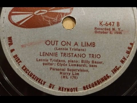 Lennie Tristano Trio "Out on a Limb" bebop jazz