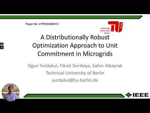 A Distibutionally Robust Optimization Approach to Unit Commitment in Microgrids—Ogun Yurdakul