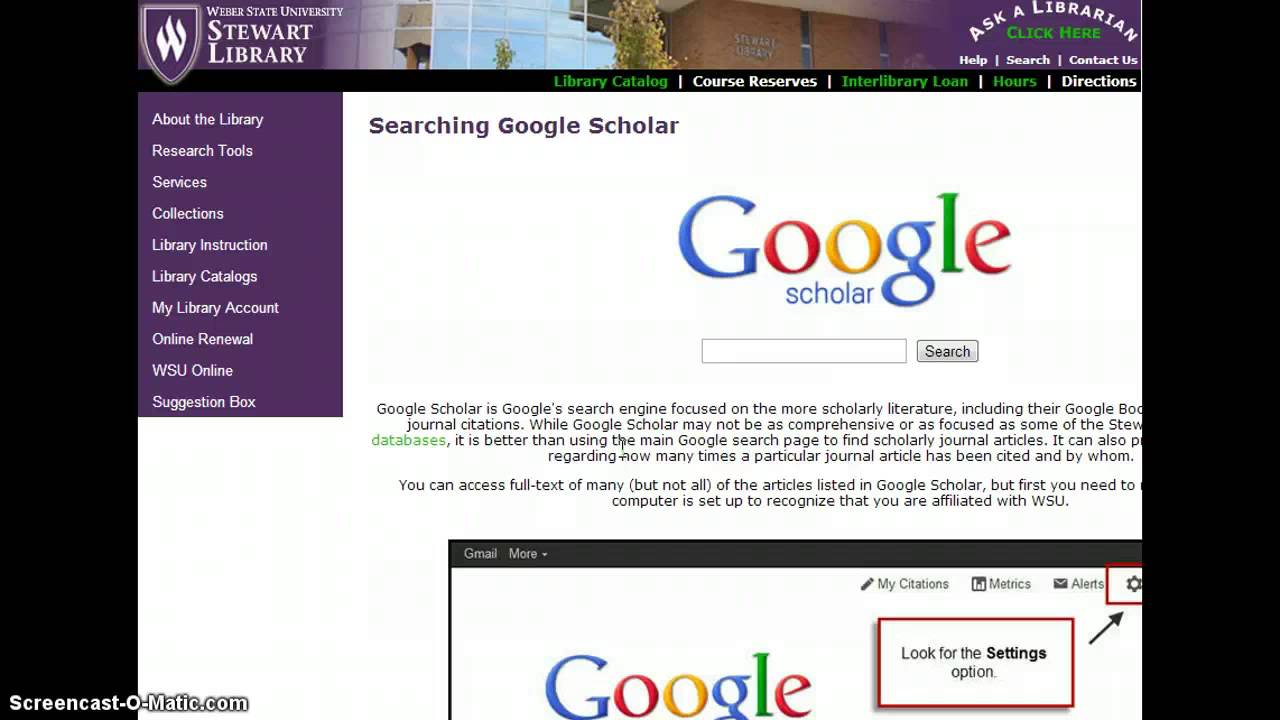 Stewart Library Homepage Tutorial