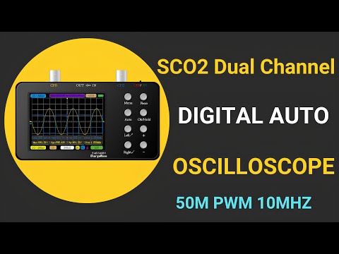 SCO2 Dual Channel Digital Oscilloscope Review | 50M PWM 10MHz Best Buy on AliExpress!