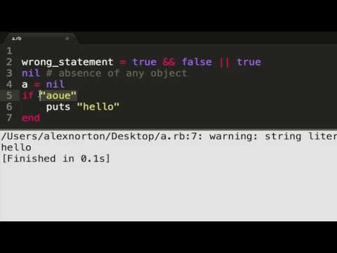 Learn Ruby Nil Type