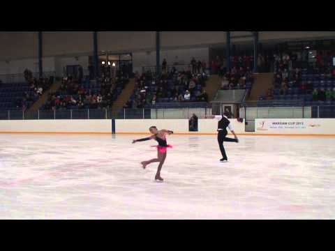 4 Lina FEDOROVA Maxim MIROSHKIN Senior Pairs FS Warsaw Cup 2013