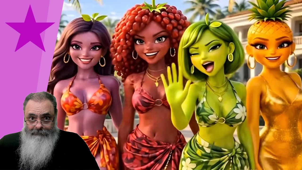 NOVELAS de FRUTAS feitas com IA é o MAIS NOVO SLOP de SUCESSO na INTERNET e GLOBO VAI a LOUCURA