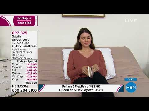 HSN | Home Sweet Home featuring South Street Loft Mattresses 06.25.2021 - 01 AM