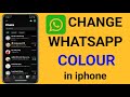 WhatsApp Green Colour Change | How to Change WhatsApp Colour in iPhone NEW UPDATE