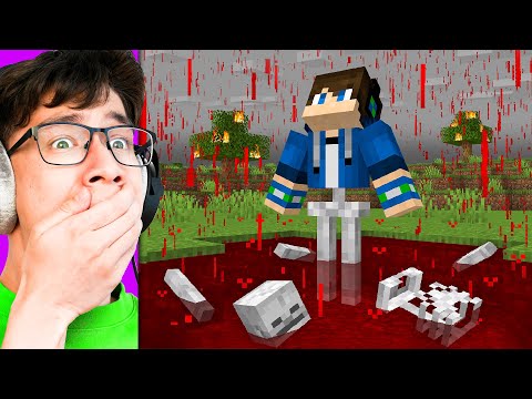 I Scared My Friend with BLOOD RAIN in Minecraft