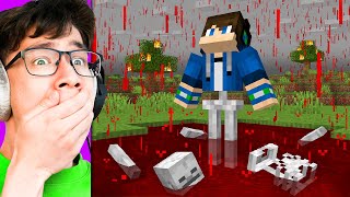 I Scared My Friend with BLOOD RAIN in Minecraft