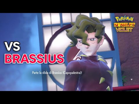 BATTLE VS GYMLEADER BRASSIUS - Pokemon Scarlet & Violet