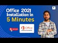 MS Office 2021 Installation MS Excel 2021