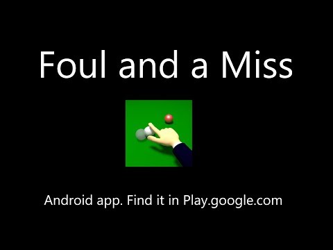 Snooker Foul and a Miss Video