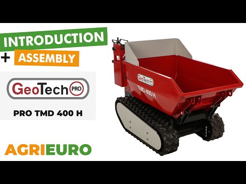 Presentation and assembly GeoTech-Pro TMD 400 H wheelbarrow - 400 kg capacity