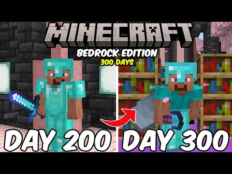 300 Days in Minecraft Bedrock Edition