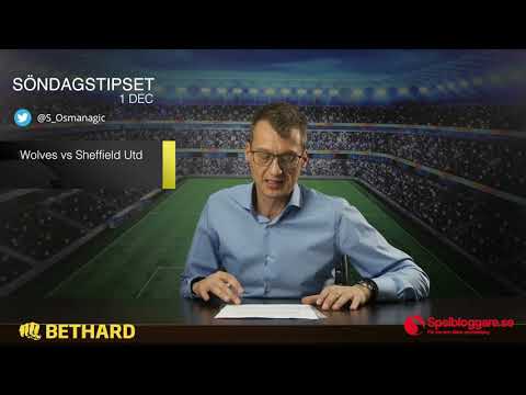 Speltips: Wolverhampton - Sheffield United & Manchester United - Aston Villa 1/12