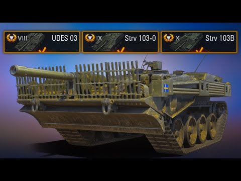 The MOST DEADLY Tech Tree Line in World of Tanks! • STRV 103B