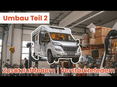 Umbau Teil 2 - Federung verbessern mit Goldschmitt Zusatzluftfeder und verstärkten Federn