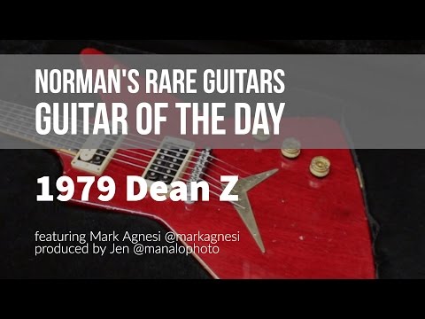 Norman's Rare Guitars - Guitar of the Day: 1979 Dean Z in Original Cherry