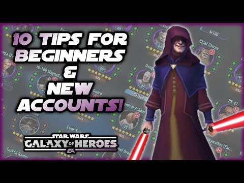 10 Tips For Beginners & New Accounts in Star Wars Galaxy of Heroes in 2025