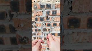 BEST way to tie Steel Wire! #tips #knot