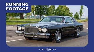 Stellantis North America 1976 Chrysler Cordoba Running Footage