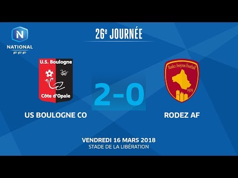J26 : US Boulogne CO - Rodez Aveyron F. (2-0), le replay I National FFF 2018