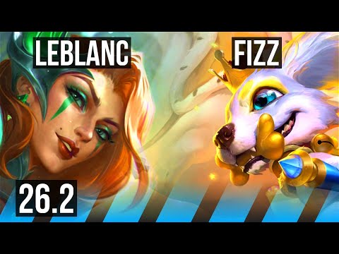 LEBLANC vs FIZZ (MID) | EUW Challenger | 26.2