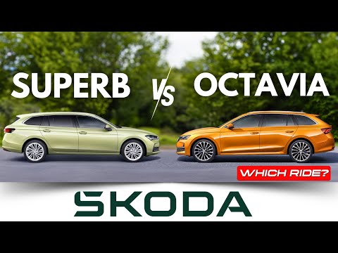 Octavia with ChatGPT vs. Superb: Which 2024 Skoda Estate is BETTER?
