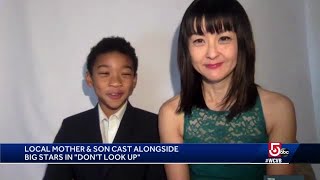 Local mother, son appear in 'Don't Look Up' video