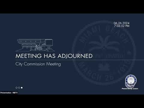 City Commission Meeting 6.26.2024
