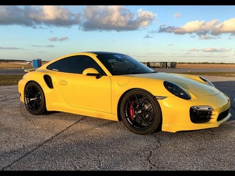 ES850 991 Porsche Turbo Sets Stock Motor 1/2 Mile Record - 186mph