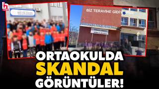 Sonunda bu da oldu! Selefi zihniyet ortaokula sızdı! Minicik çocuklara yemin ettirildi!