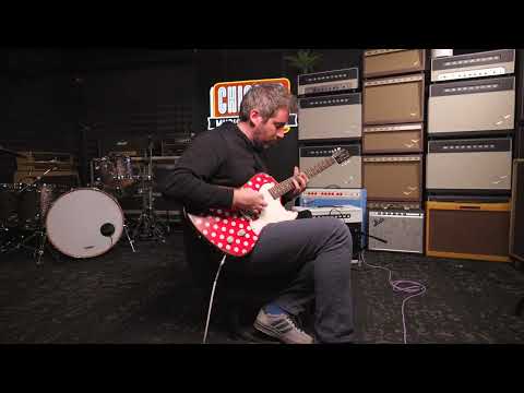 Rock N Roll Relics Revenge Jr Red & Aged White Polka Dots Heavy Aged Master Built by Billy Rowe w/"Dirty Dog" Dog Ear P90 (Serial #251982) image 10