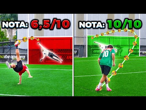 A CADA GOL, O NÍVEL AUMENTA!! *TIVERAM QUE FAZER MUITO GOLAÇO 😍