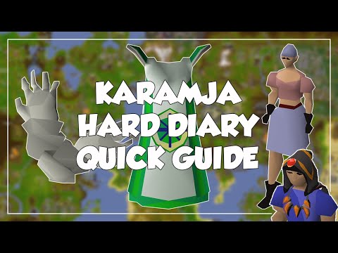 Osrs Karamja Hard Diary