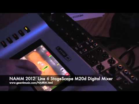 NAMM 2012: Line 6 StageScape M20d 20 Input Digital Mixer