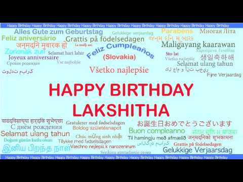 Lakshitha   Languages Idiomas - Happy Birthday