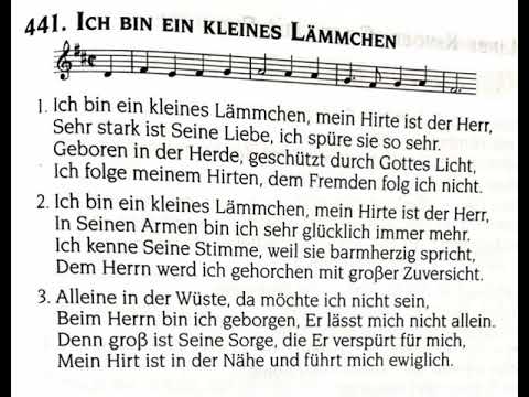 Hino 441 CCB em Alemão- Ich Bin Ein kleines Lämmchen