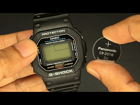Classic G-Shock DW5600E - Battery Replacement