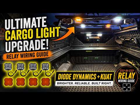 How I Installed the Ultimate Cargo Light Upgrade: Bonus - Relay Wiring Guide - Diode Dynamics + Kuat