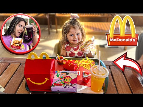 I TOOK MY 2-YEAR-OLD SISTER TO MC DONALD'S FOR THE FIRST TIME!!